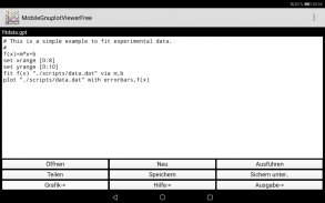 Mobile Gnuplot Viewer (free) screenshot 2