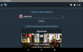 Japanese Language Tests screenshot 1