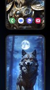 Ice Wallpaper + Keyboard: Wolf screenshot 3