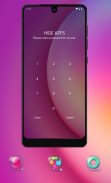 Colorful theme Red art bubble Jio phone 3 screenshot 1