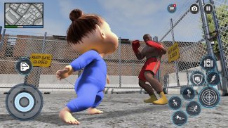 Little Monster Rope Game screenshot 0