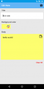 Colorful Notes: write your colorful notes for free screenshot 4