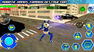 الشرطة روبوت السرعة بطل: ألعاب روبوت الشرطة screenshot 3