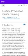 SPOT - Suicide Prevention Online Training screenshot 1