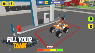 ATV QuadBike Driver Crazy Town screenshot 9