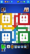 Jogando uma partida com o dado raro desbloqueado no jogo ludo club (AL