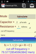 Electrical Filter Design screenshot 0