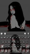 Creepy Bloody Woman Keyboard T screenshot 4