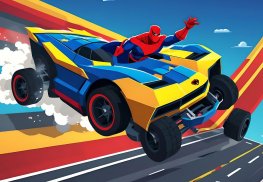 Omega Superhero Stunt Car Game screenshot 6