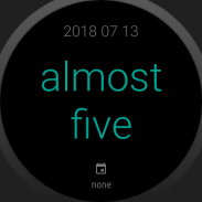 Twelveish - Customizable Text Watch Face for Wear screenshot 4