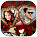 Couple Love Dual Photo Frames Icon