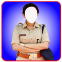Women Police Photo Suit Icon