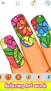 Nails Glitter Color by Number-Nail Polish Coloring screenshot 7