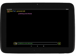 WebPad - personal wiki screenshot 4