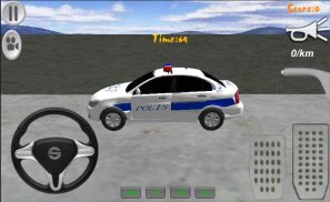 Polícia carro simulação 3d screenshot 1