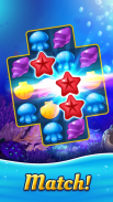 Ocean Splash Match 3: Giochi puzzle gratis screenshot 7