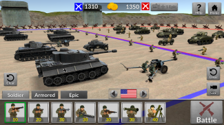 WW2 Battle Simulator screenshot 1