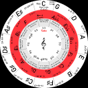 Circle of Fifths tones Icon