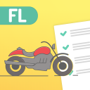 FL Motorcycle Permit DMV Test Icon