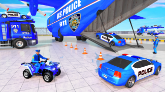 Police Vehicle Cargo Truck Sim screenshot 8