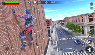 Robot Rope Hero Simulator - Army Robot Crime Game screenshot 9