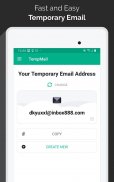Temp Mail - Бесплатная временная одноразовая почта screenshot 1