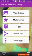 Blouse Tassel Idea Gallery screenshot 0