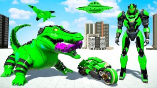 Crocodile Robot Car Transform screenshot 4