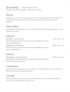 Job Resume Templates screenshot 2