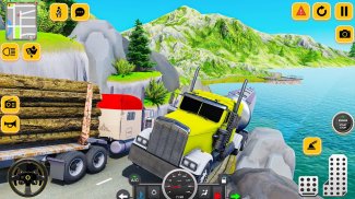 Log Cargo Transport Truck Game screenshot 0