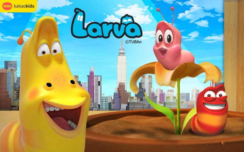 Wallpaper Larva Cartoon Hd