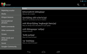 boQwI' (Klingonische Sprache) screenshot 0