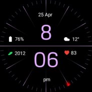 Minimal Black Watch Face screenshot 9