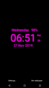 Digital Clock Live Wallpaper screenshot 0