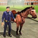 US Police Horse Criminal Chase Icon