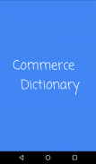 Commerce Dictionary screenshot 0