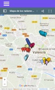 Mapa de radares Valencia screenshot 1