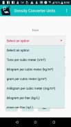 Density Converter Units screenshot 2