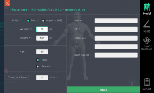 3D Burn Resuscitation screenshot 1