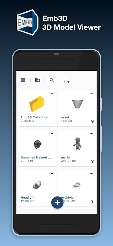 Emb3D 3D Model Viewer APK Android Aptoide