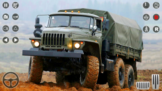 Extreme Army Truck Transport. screenshot 0