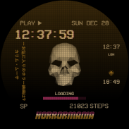 Animated Skull Watch Face screenshot 4