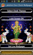 Lakshmi Diwali Theme Clock Lockscreen - LWP screenshot 0