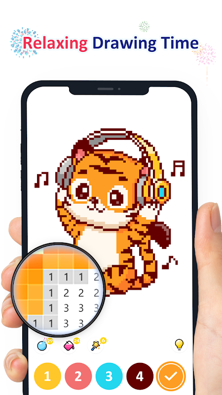 Pixel4u: Pintar por número Jogo colorir por números & Jogo de