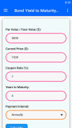 Yield to Maturity Calculator screenshot 6