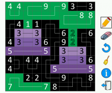 CFCross Link-a-Pix puzzles screenshot 0