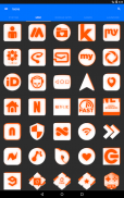 Inverted White Orange IconPack screenshot 20