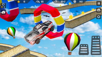 Offroad Jeep Driving Tricky Stunt Master screenshot 1