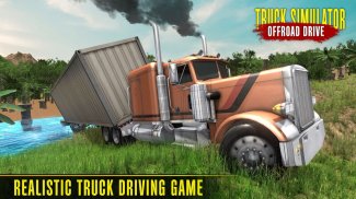 Truck Driver Offroad Sim screenshot 0