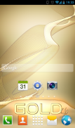 Gold Keyboard for Galaxy S6 screenshot 3